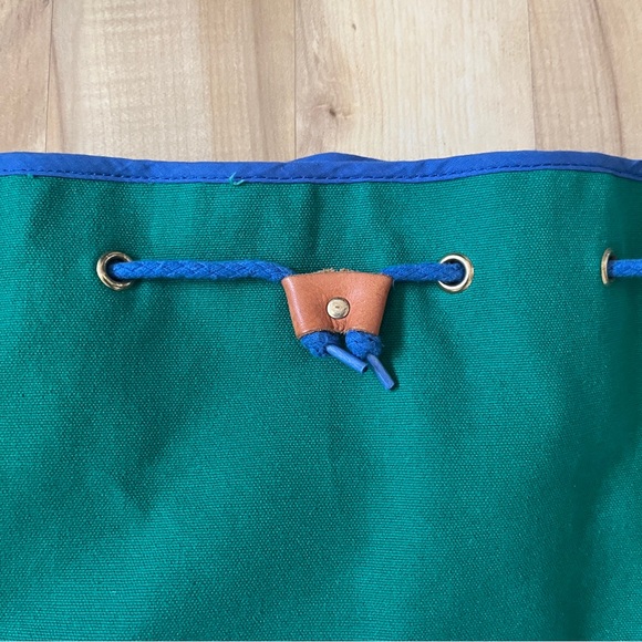 Vintage NFL Pro Bowl Hawaii 1996‎ Bucket Bag Backpack Football Fan Green Canvas - Picture 5 of 12